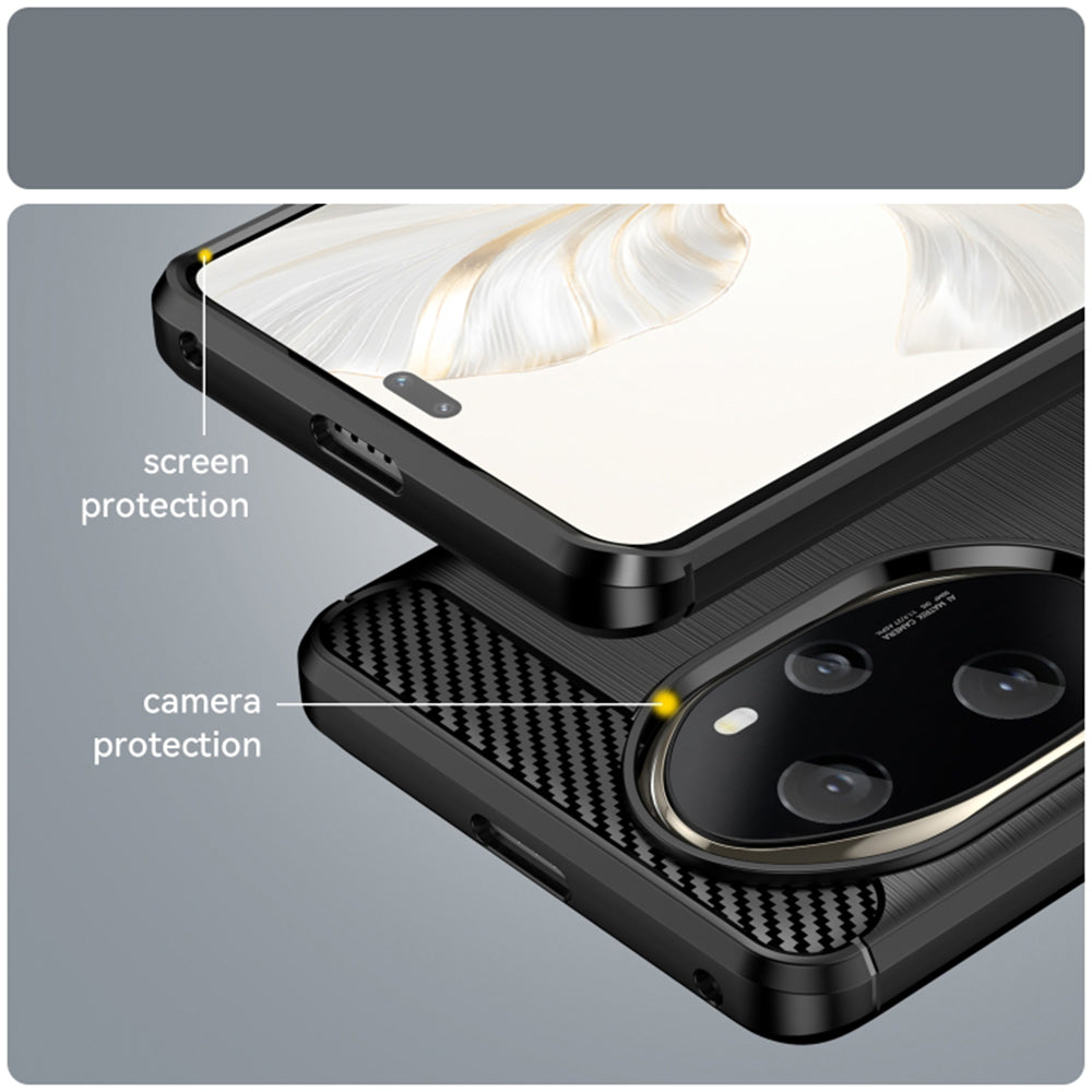 Techsuit - Carbon Silicone - Honor 200 Pro - Black