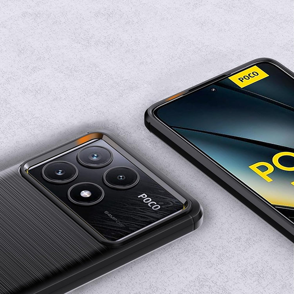 Techsuit - Carbon Silicone - Xiaomi Poco F6 Pro - Blue