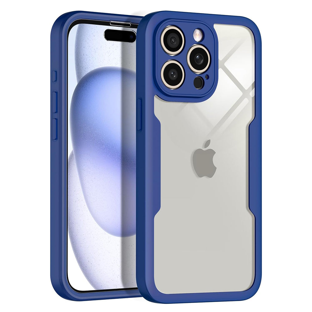 Techsuit - ColorVerse 360 Series + Screen Protector - iPhone 16 Pro Max - Blue