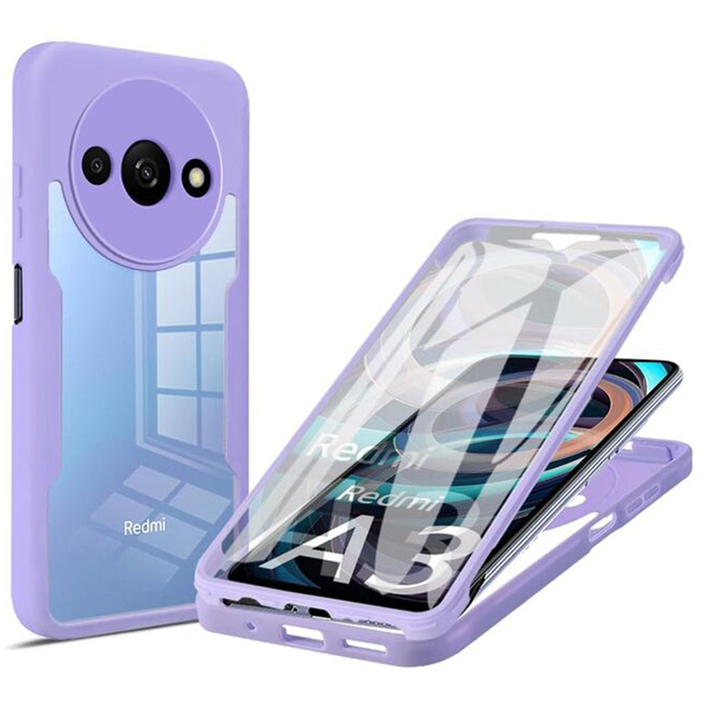 TechSuit Folie de protectie Techsuit ColorVerse 360 Series + compatibil cu Xiaomi Redmi A3 / Redmi A3x, Mov