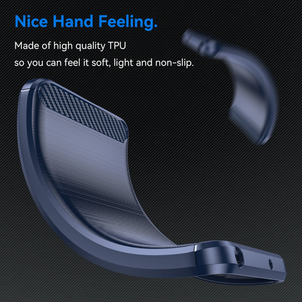 TechSuit Husa de protectie Techsuit Carbon Silicone compatibil cu Oppo Reno12 Pro, Negru – imagine 4