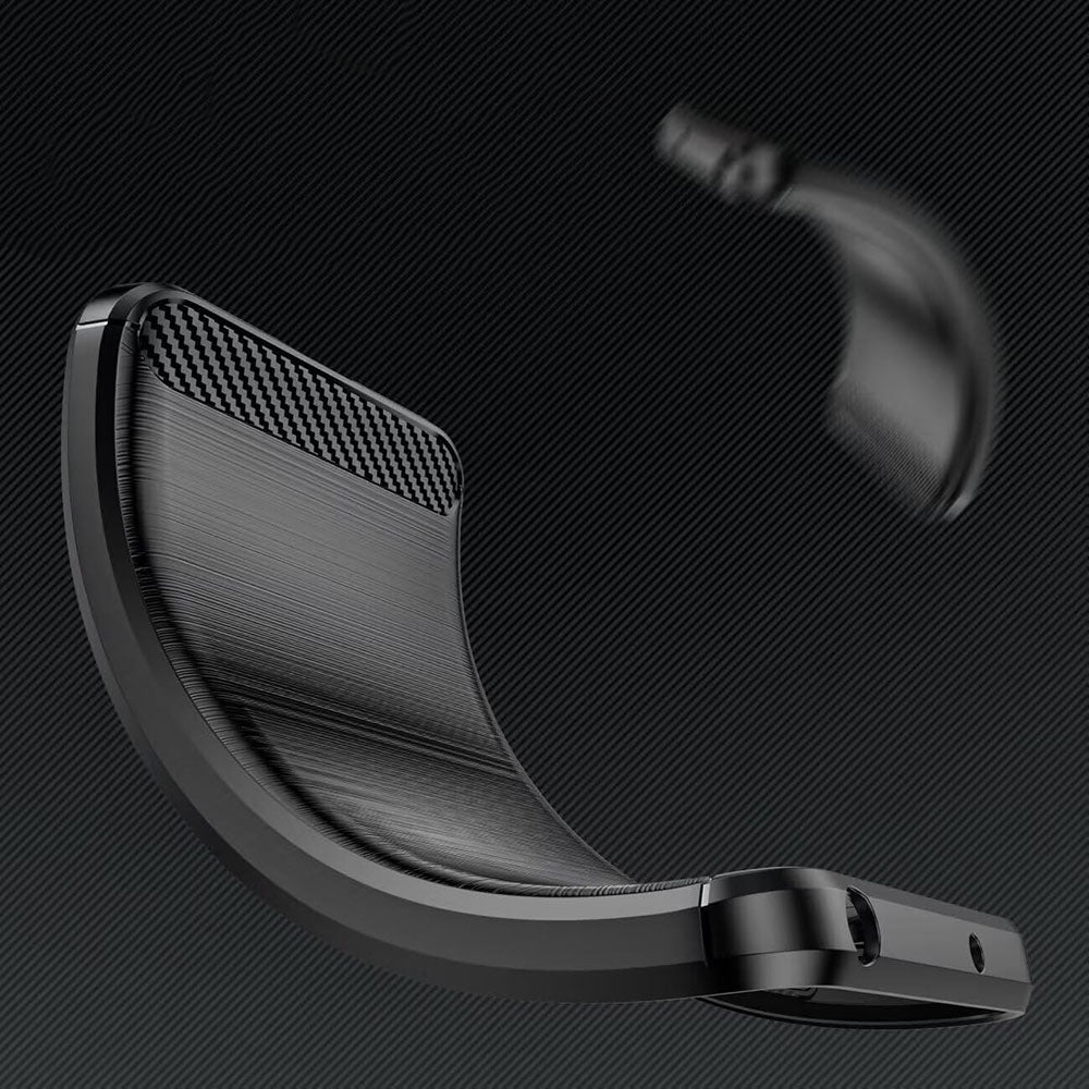 Techsuit - Carbon Silicone - iPhone 16e / iPhone 17e - Black