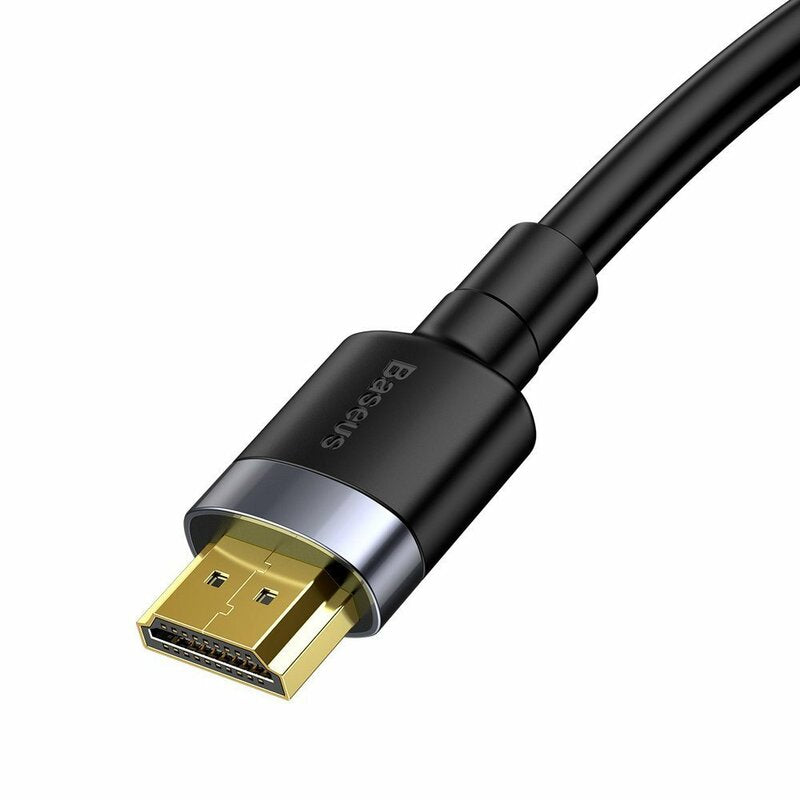 Baseus - Video Cable Cafule (CADKLF-E01) - HDMI to HDMI, 4K, 60Hz, 18Gbps, 1m - Black