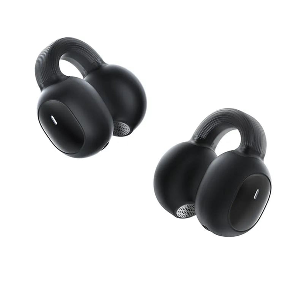 Baseus - Wireless Earbuds AirGo 1 Ring (A00069201113-00) - Bluetooth 5.3, TWS, Open-Ear Clip Design - Cluster Black