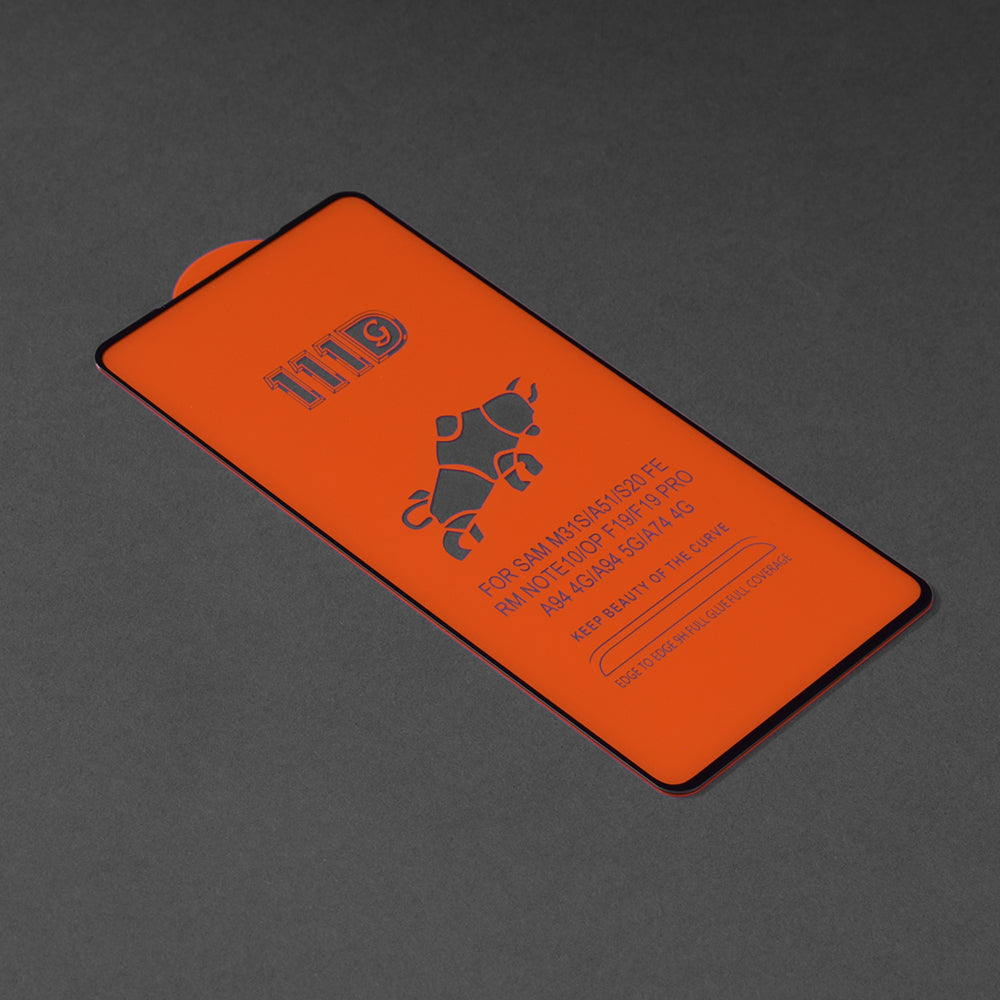 Techsuit - 111D Full Cover / Full Glue Glass - Xiaomi Redmi Note 10 4G / Note 10S / Poco M5s - Black