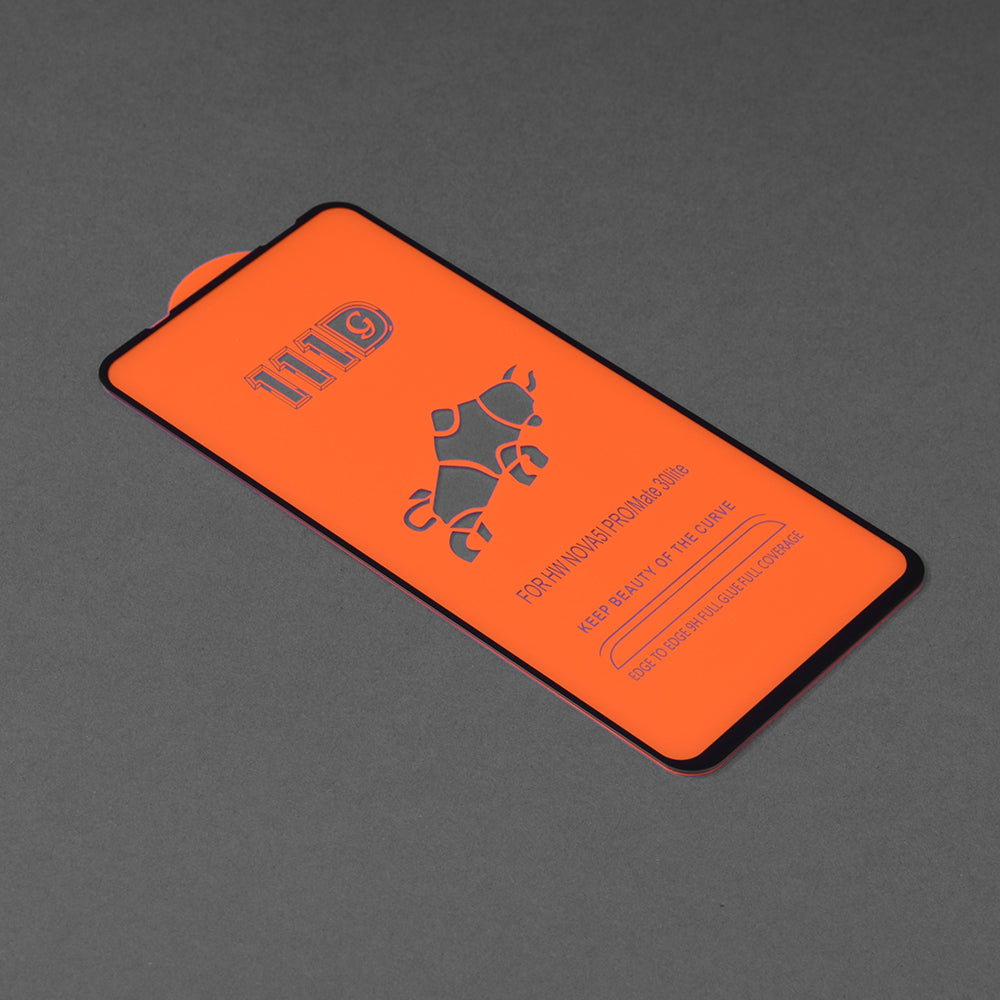 Techsuit - 111D Full Cover / Full Glue Glass - Huawei nova 5T / Honor 20 / Honor 20 Pro / Mate 30 Lite - Black