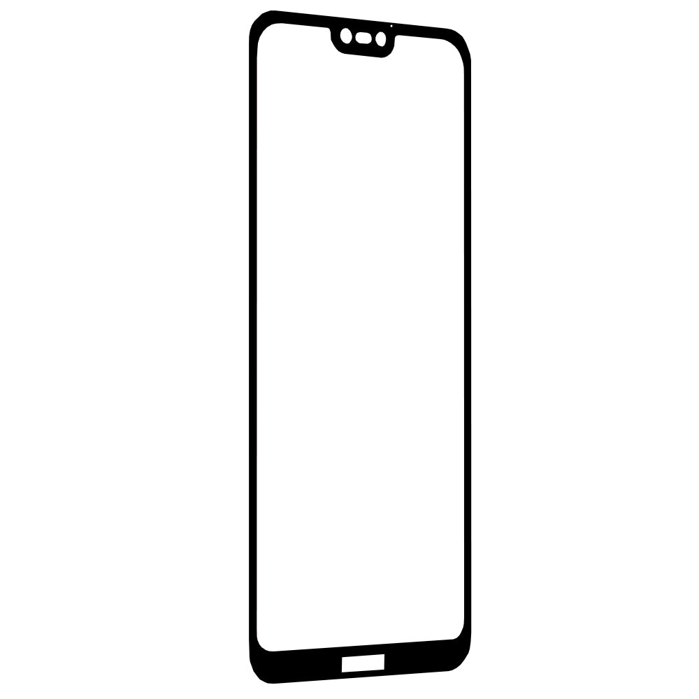 Techsuit - 111D Full Cover / Full Glue Glass - Huawei P20 Lite - Black