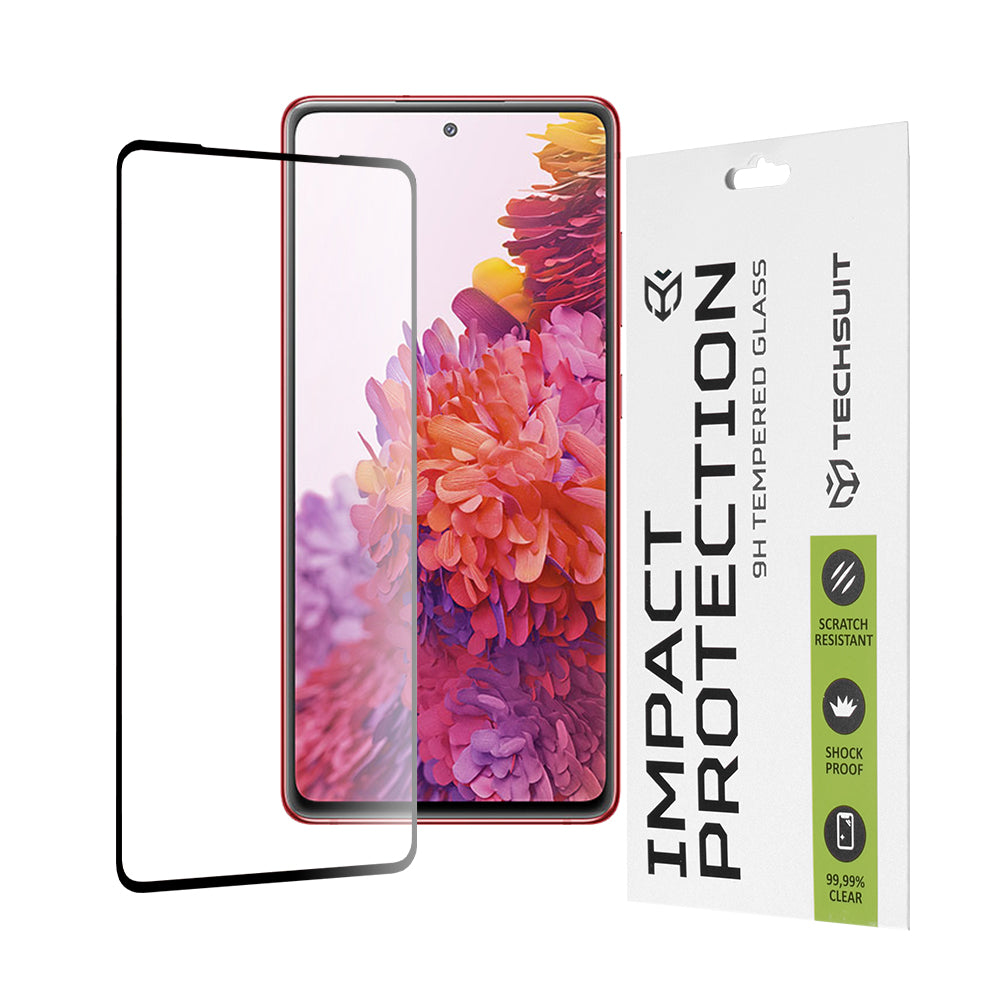 TechSuit Folie de protectie Techsuit 111D Full Cover / Full Glue Glass compatibil cu Samsung Galaxy S20 FE 4G / S20 FE 5