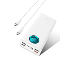 Baseus - Power Bank (P10022402223-00) - 4x USB, Type-C, Lighting, Micro-USB, Fast Charge, 65W, 26800mAh, Cable USB-C - W