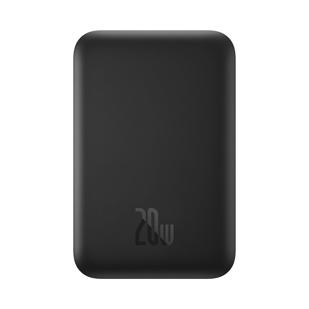 Baseus - Power Bank Mini Air (P10059002113-00) - Type-C, MagSafe Charging, 20W, 6000mAh, with Cable Type-C, 30cm - Black