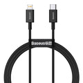 Cablu Baseus Superior Series (CATLYS-A01), Type-C la Lightning, 20W, 1m, Negru