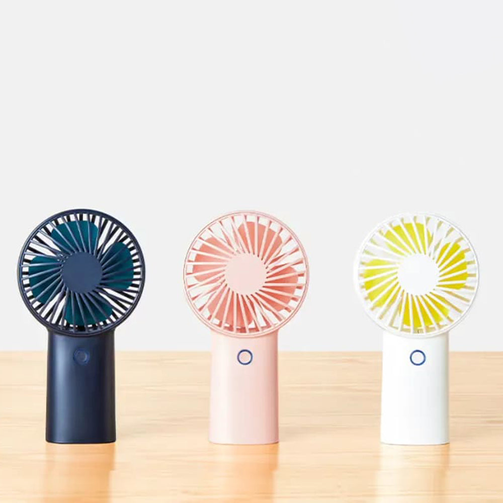 JisuLife - Premium Mini Hand Fan Life3 (F2B) - Portable, Ultra-Silent, Type-C, 3 Speeds, 4000mAh - Pink