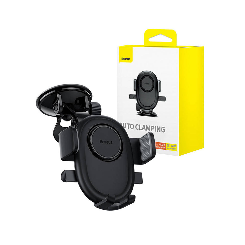 Baseus - Car Holder UltraControl Lite Series (C40351700111-00) - Suction Cup Mounting Base, for 7.2inch Max - Cluster Bl