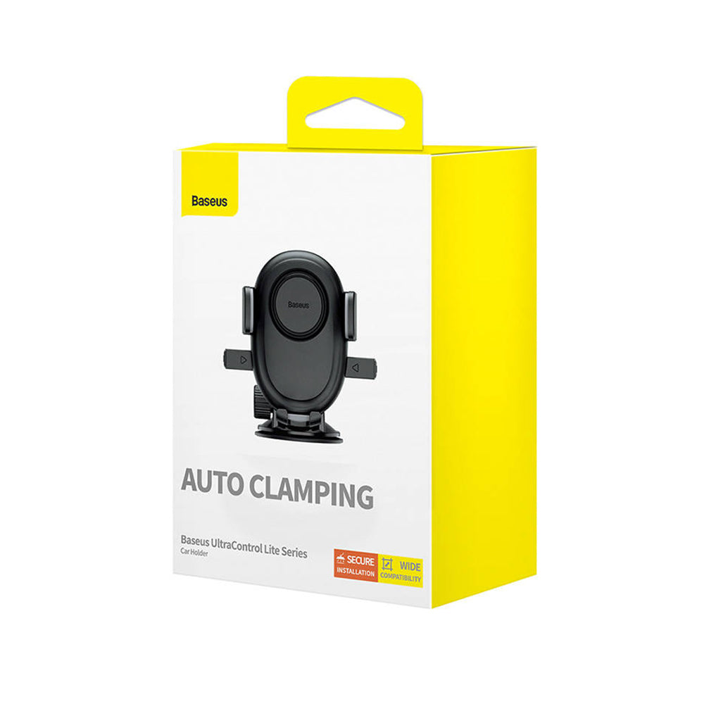 Baseus - Car Holder UltraControl Lite Series (C40351700111-00) - Suction Cup Mounting Base, for 7.2inch Max - Cluster Bl