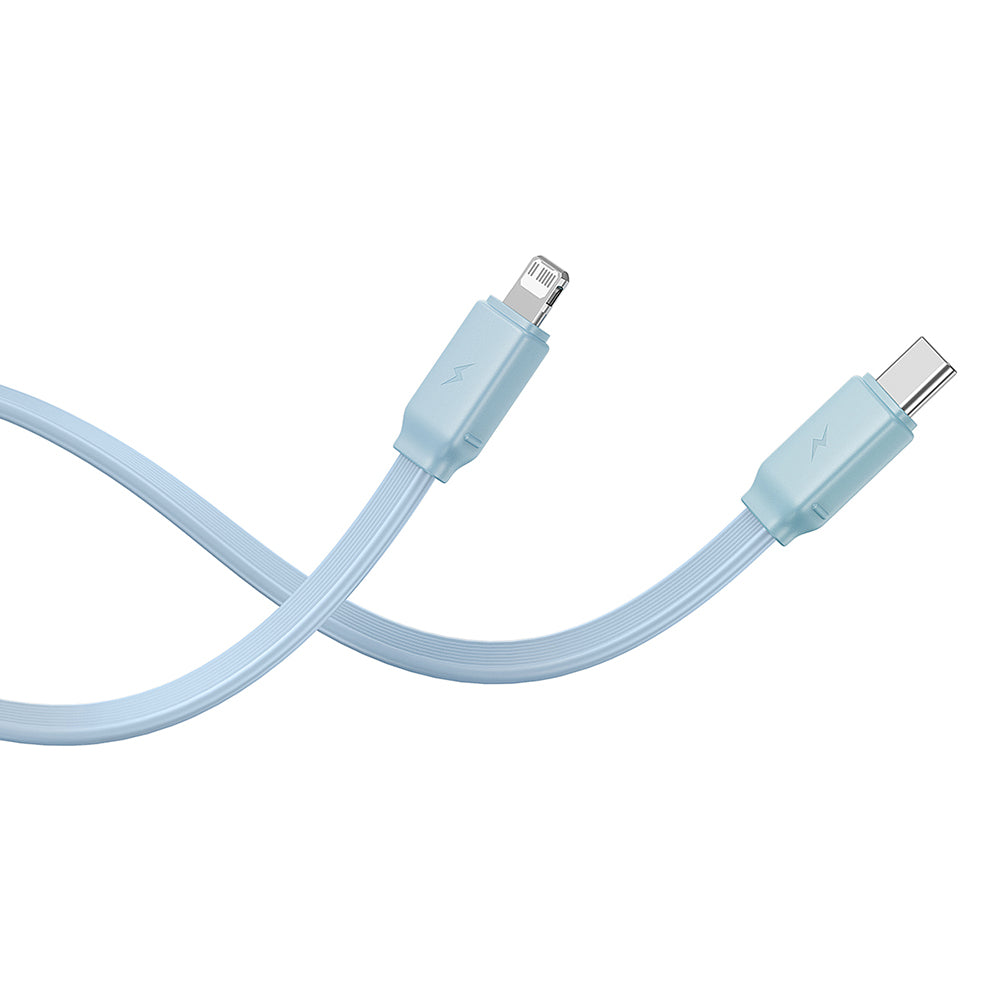 Baseus - Power Bank Qpow Pro+ (P10055003313-00) - Lightning, 2x Type-C, USB, 22.5W, 10000mAh, Cable Type-C, 30cm - Blue