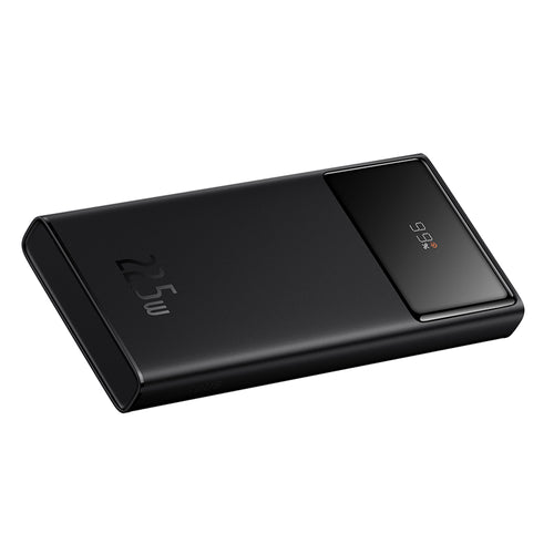 Baseus - Power Bank Star-Lord (PPXJ100001) - 2x USB, Type-C, Micro-USB, 22.5W, 10000mAh, Cable Type-C, 3A, 30cm - Black