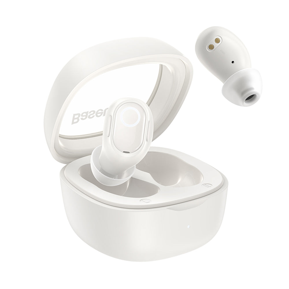 Baseus - Wireless Earbuds Bowie WM02 (NGTW370202) - Bluetooth 5.3, TWS, In-Ear, with Microphone - Creamy White