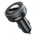 Baseus - FM Modulator and Car Charger Enjoy (CCLH-01) - USB-A, 3.4A with LED Display - Black