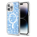 Techsuit - Sparkly Glitter MagSafe - iPhone 14 Pro - Blue