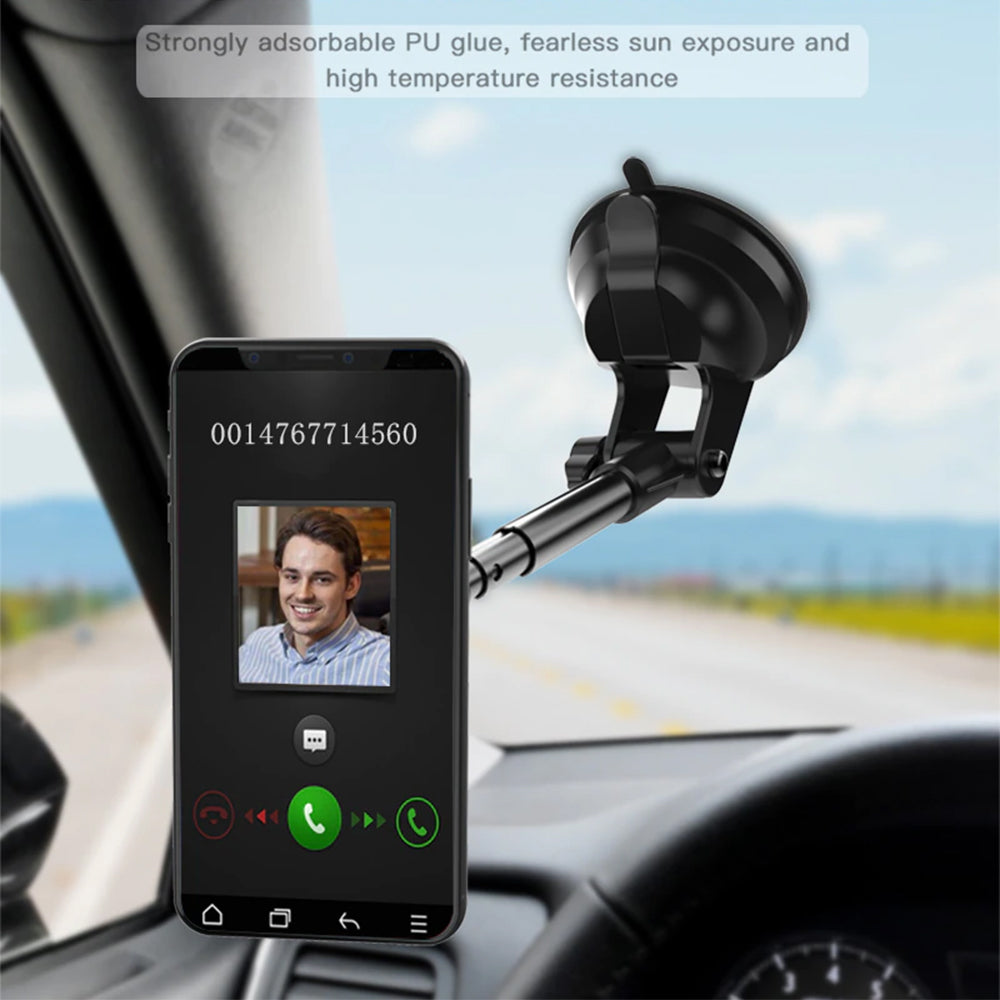 Yesido - Car Holder (C41) - Extendable Arm, 360° Rotation Angle, for Dashboard, Windshield - Black