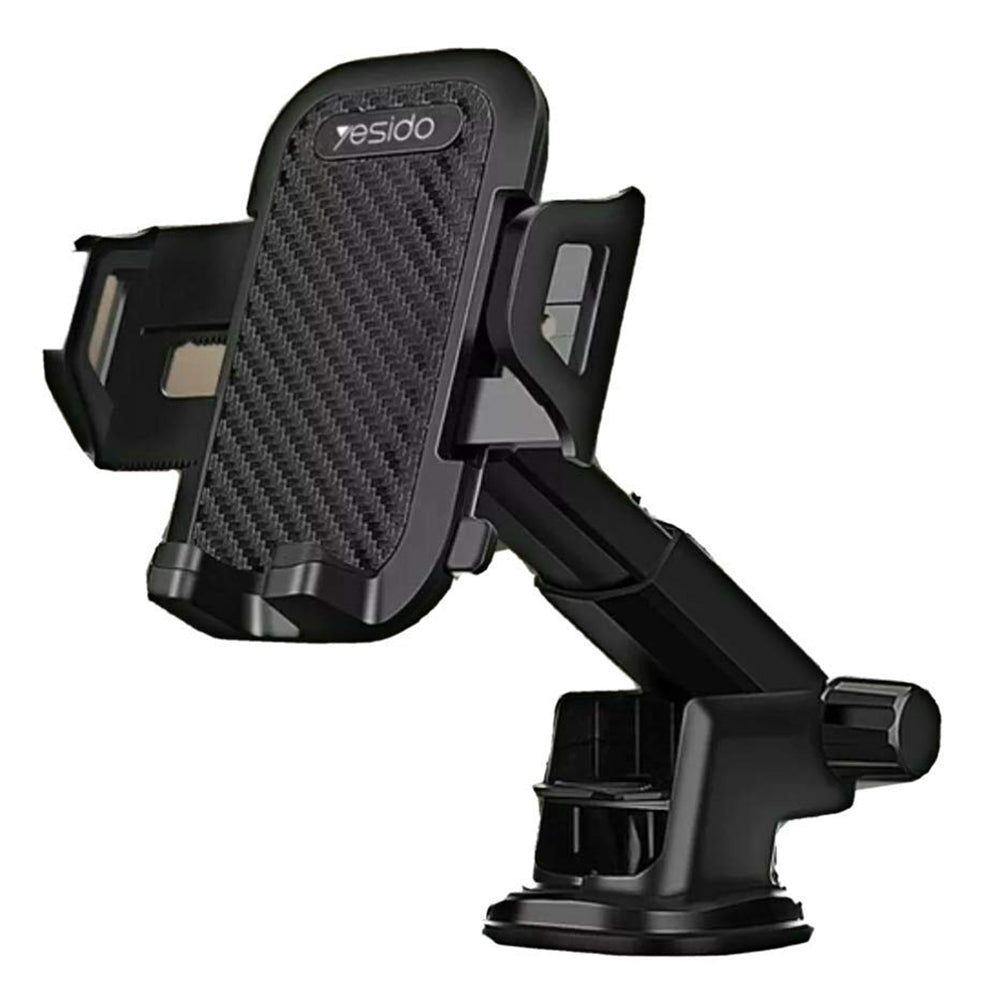 Yesido - Car Holder (C23) - Extendable Arm for Dashboard, Windshield - Black