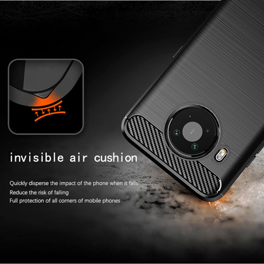 TechSuit Husa de protectie Techsuit Carbon Silicone compatibil cu Nokia X10 / X20, Negru – imagine 5