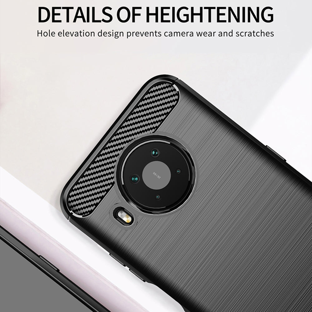 TechSuit Husa de protectie Techsuit Carbon Silicone compatibil cu Nokia X10 / X20, Negru – imagine 6
