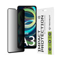 Techsuit - 111D Privacy Full Glue - Xiaomi Redmi A3 / Redmi A3x - Black