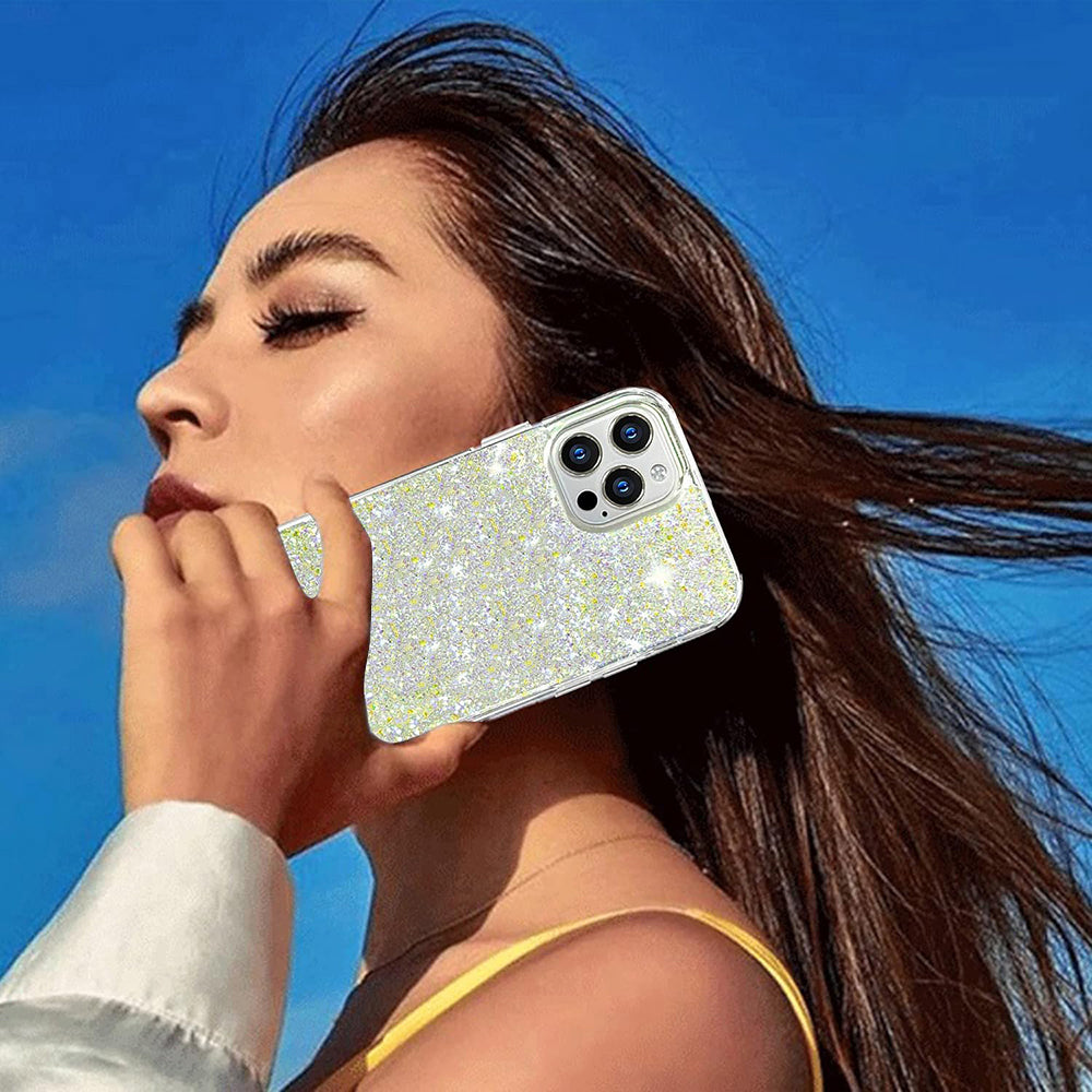 Techsuit - Sparkly Glitter - Motorola Moto G14 - Pink