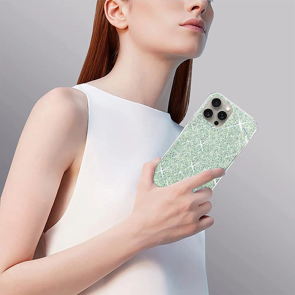 Techsuit - Sparkly Glitter - Xiaomi Redmi Note 13 Pro 4G / Poco M6 Pro 4G - Purple