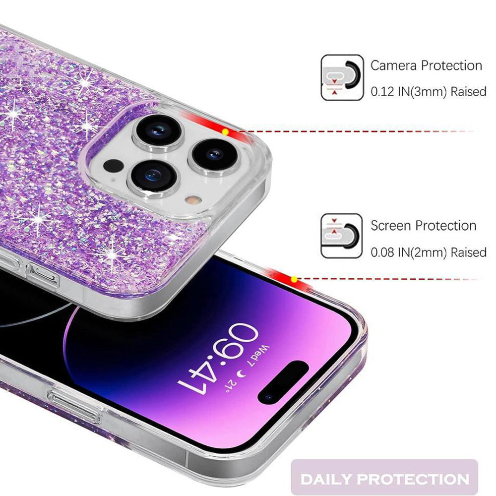Techsuit - Sparkly Glitter - Xiaomi Poco X6 Pro - Purple