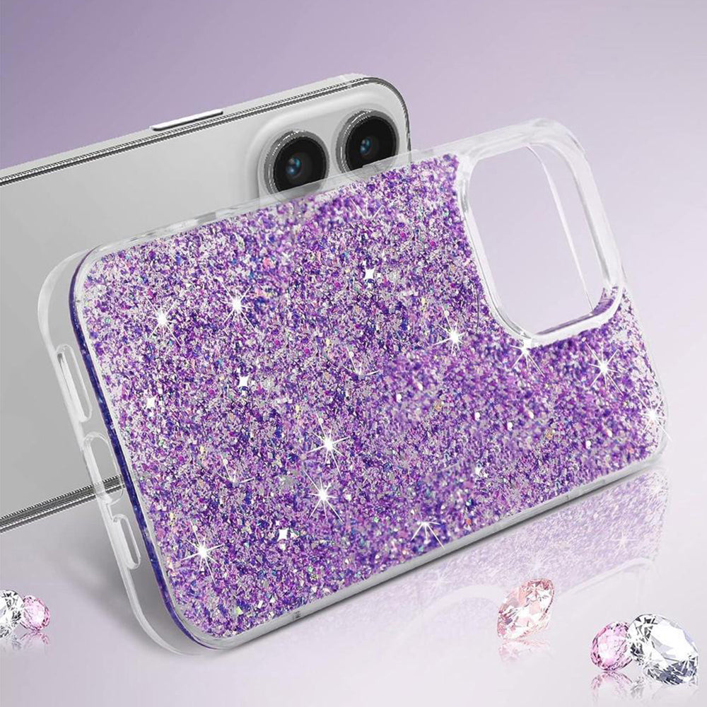 Techsuit - Sparkly Glitter - Xiaomi Poco X6 Pro - Purple