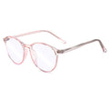 Techsuit - Anti-Blue Light Glasses Reflex TR90 (F8551-C5) - Round - Pink