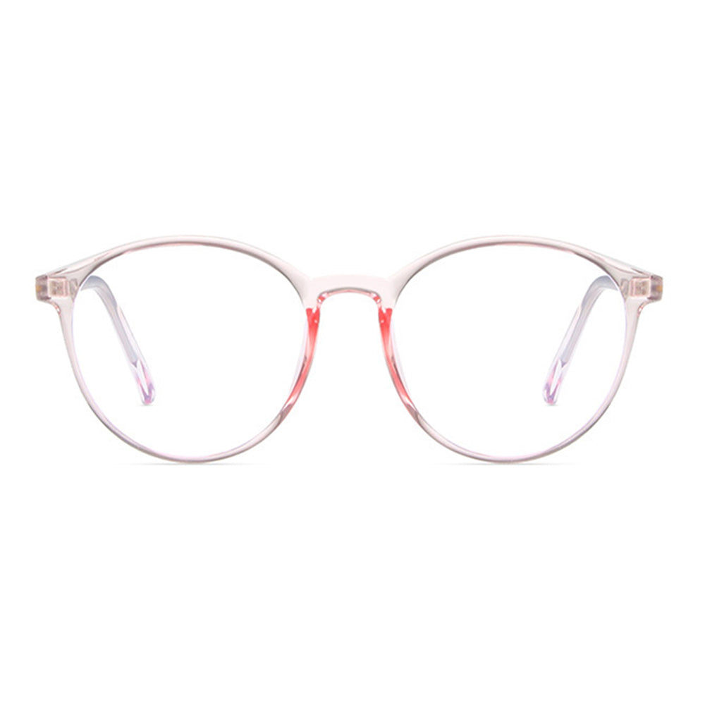 Techsuit - Anti-Blue Light Glasses Reflex TR90 (F8551-C5) - Round - Pink