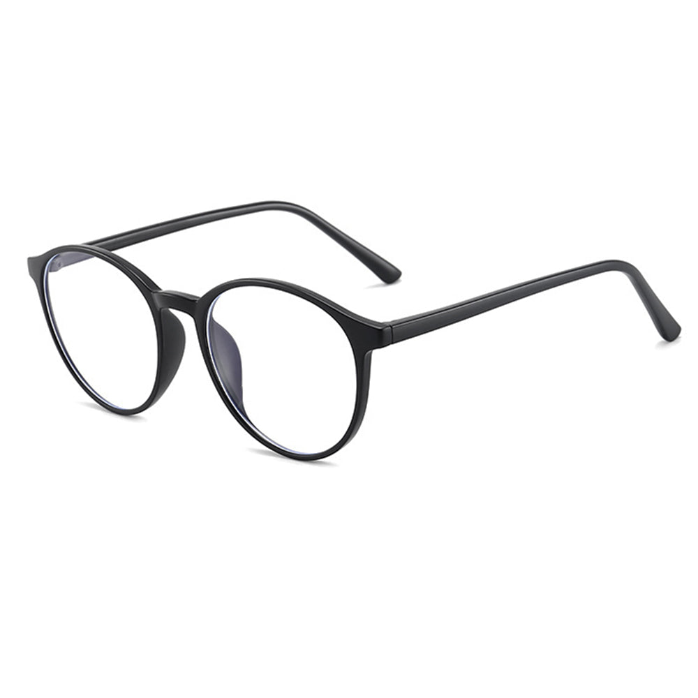 Techsuit - Anti-Blue Light Glasses Reflex TR90 (F8551-C2) - Round - Sand Black