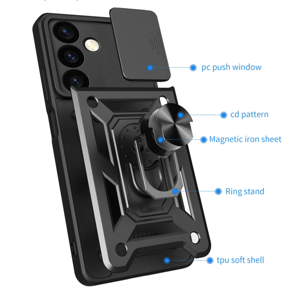 Techsuit - CamShield Series - Samsung Galaxy S24 FE - Black