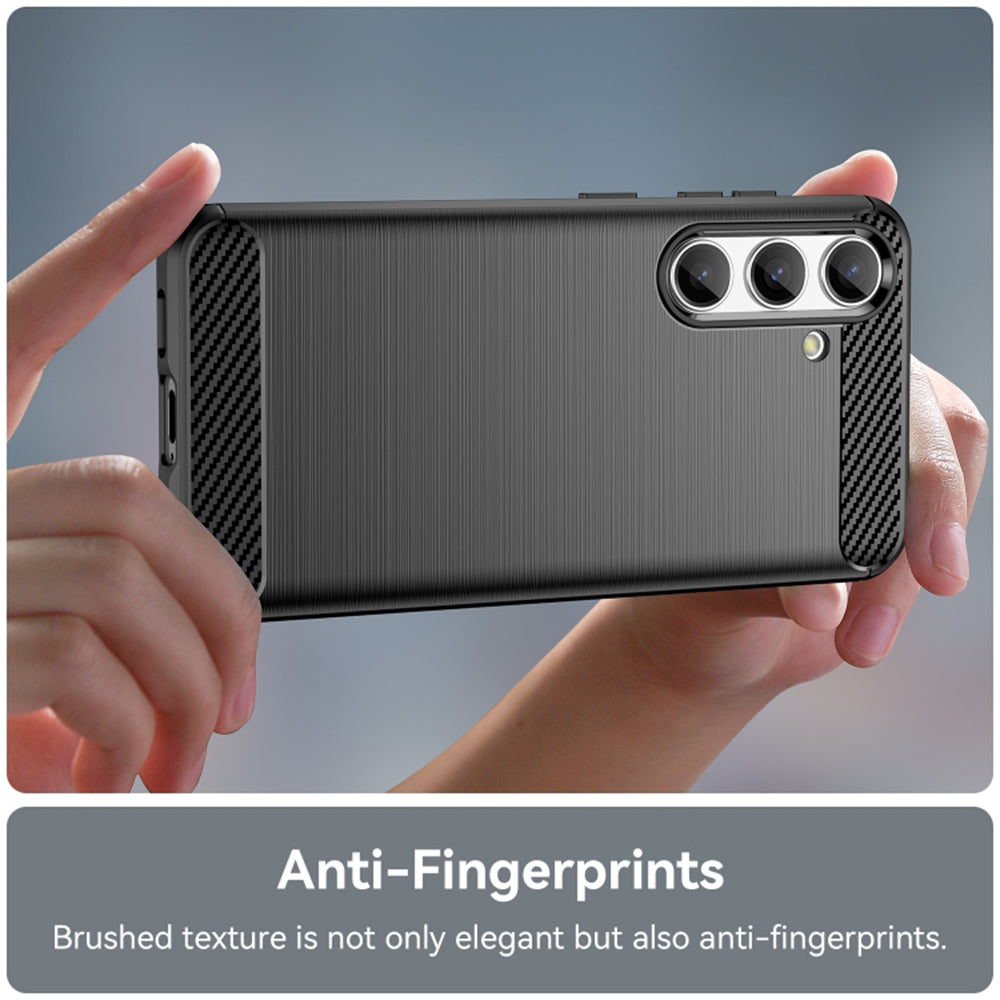 Techsuit - Carbon Silicone - Samsung Galaxy S24 FE - Black