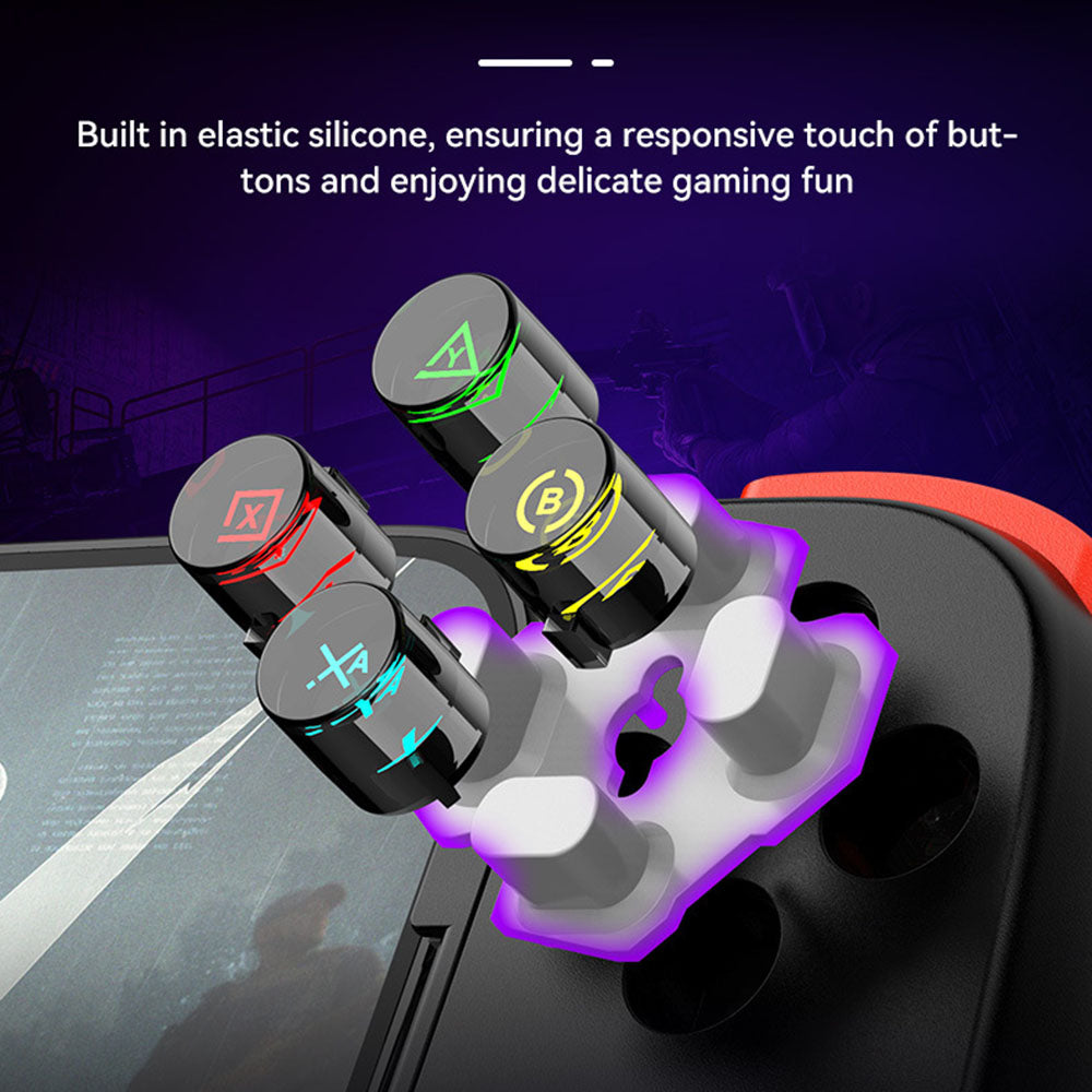 TechSuit Accesoriu gaming Techsuit Wireless Controller (D6 DP), for Phones, Bluetooth, 400mAh, Negru – imagine 2