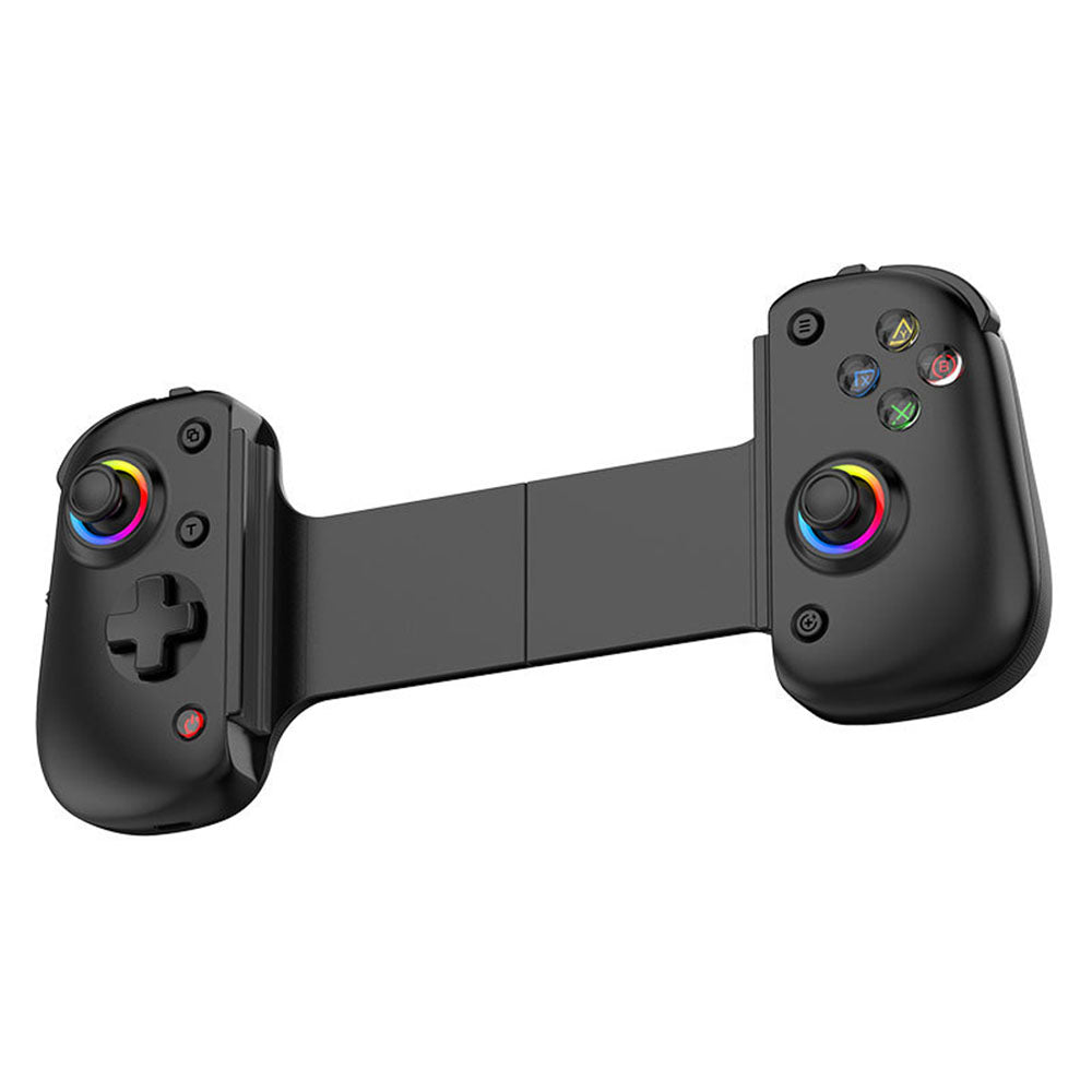 Techsuit - Wireless Controller (BSP-D8 Pro) - for Phones, Tablets (Android, iOS, PS4), Bluetooth, RGB Lights, 400mAh - B
