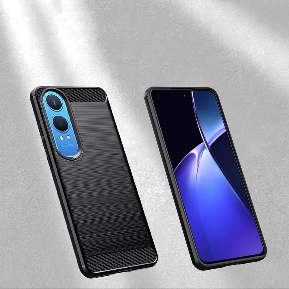 Techsuit - Carbon Silicone - OnePlus Nord CE4 Lite - Black