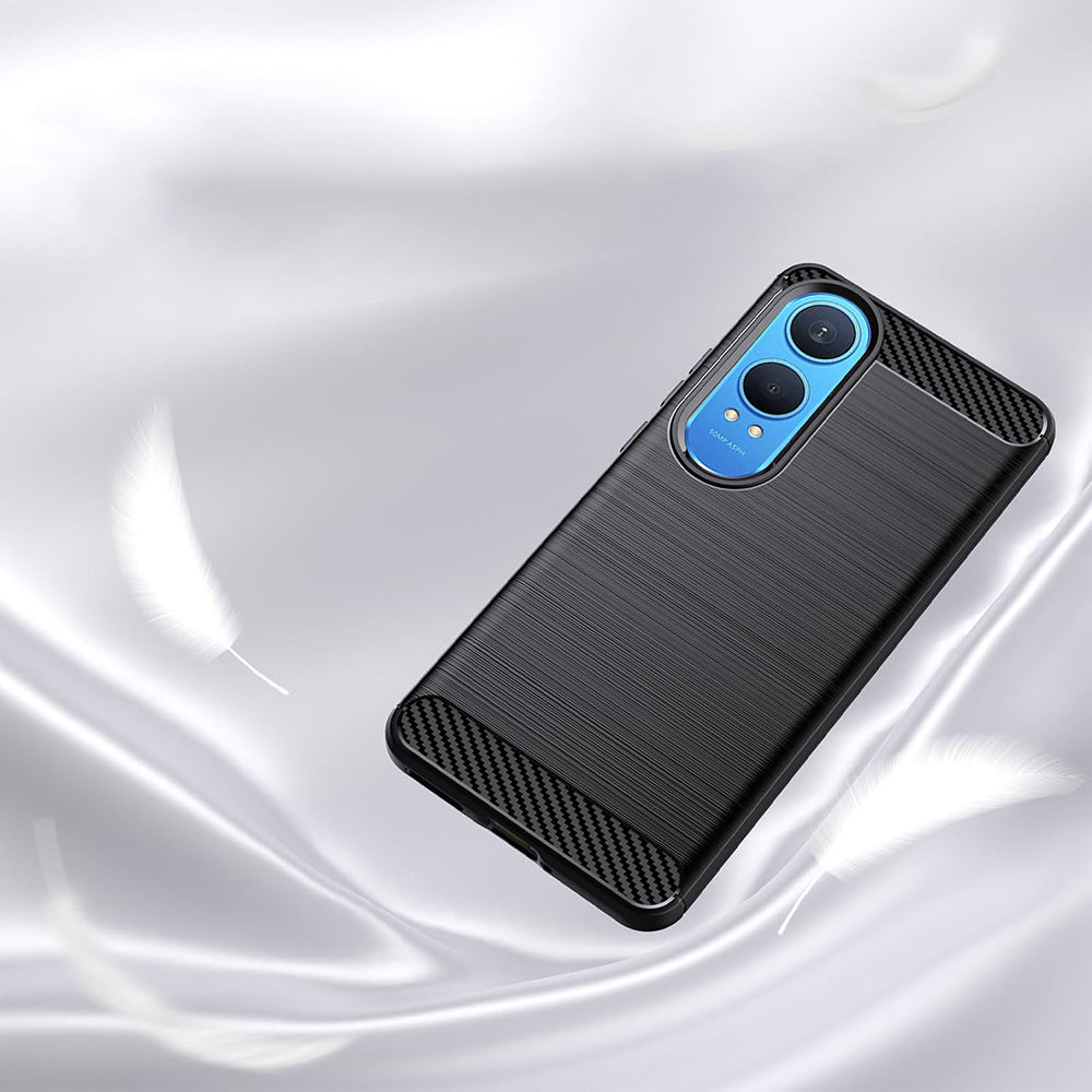 Techsuit - Carbon Silicone - OnePlus Nord CE4 Lite - Black
