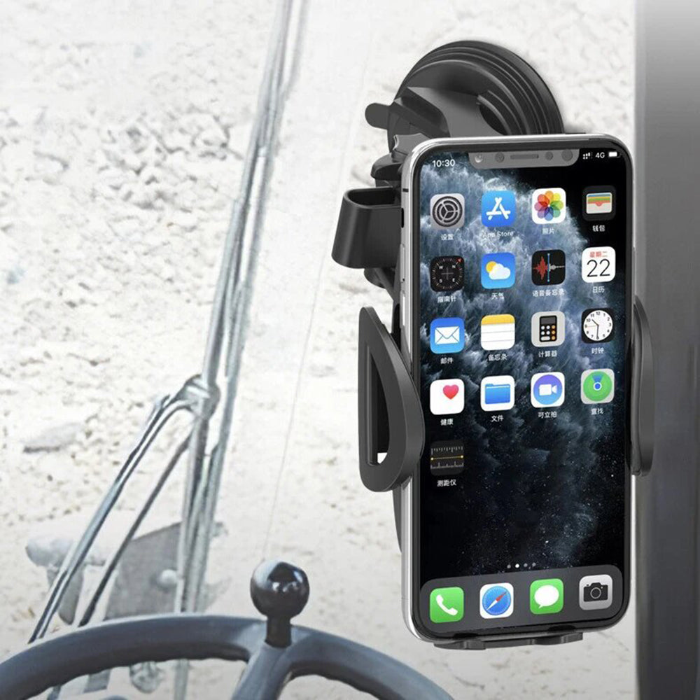 Yesido - Car Holder (C111) - Extendable Arm, 360° Rotation Angle, for Dashboard, Windshield - Black