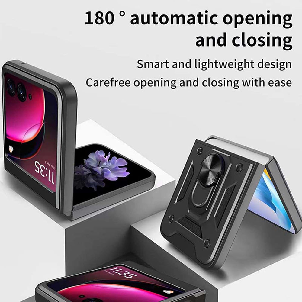 Techsuit - CamShield Series - Motorola Razr 50 / Razr 60 - Black