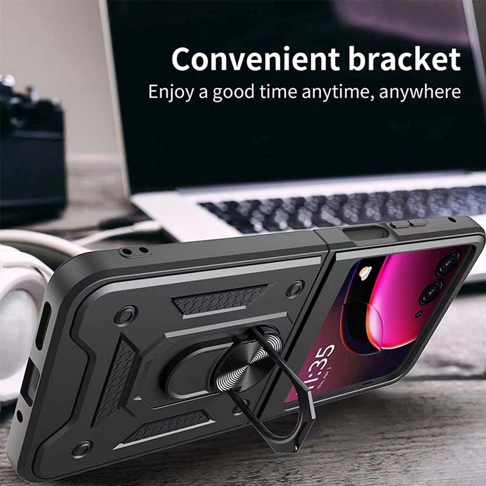 Techsuit - CamShield Series - Motorola Razr 50 / Razr 60 - Black