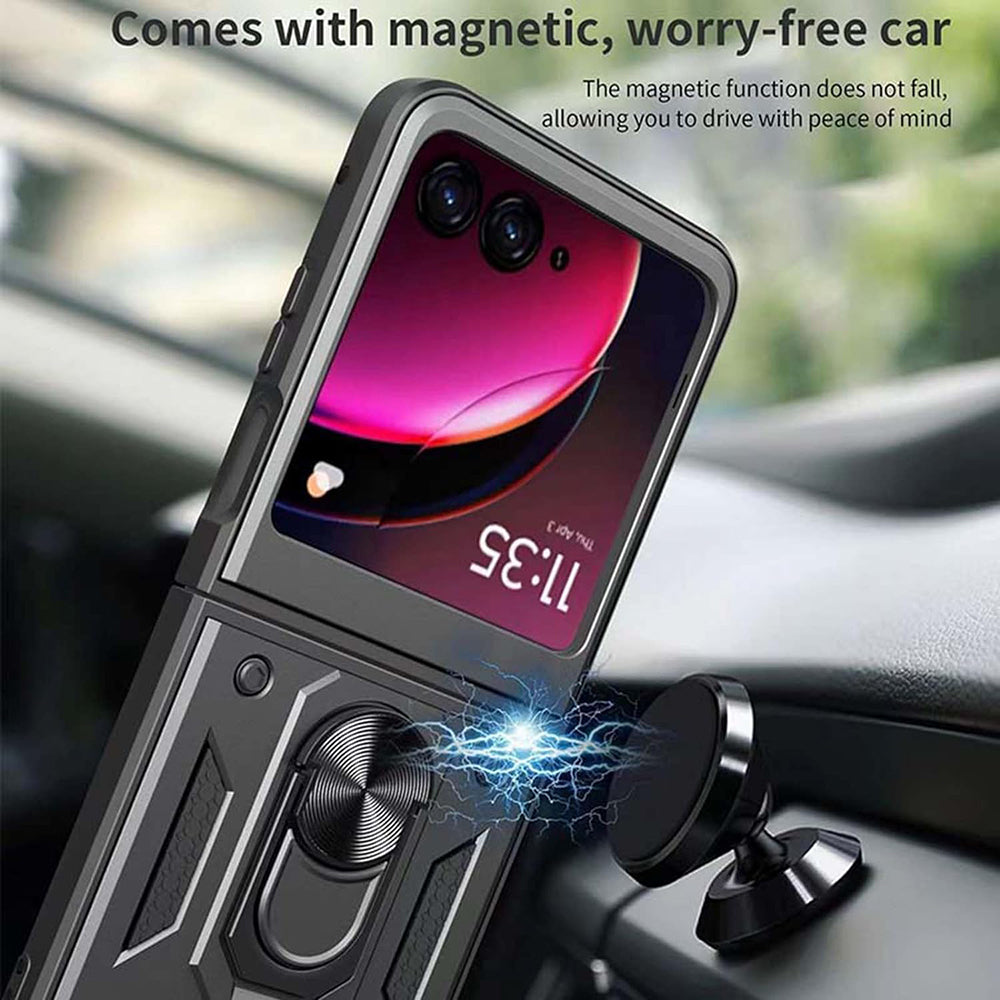 Techsuit - CamShield Series - Motorola Razr 50 / Razr 60 - Black