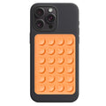 TechSuit Suport Techsuit Phone (SO-PAD), Suction Pad for Selfies, Silicone, Adhesive Mount, Rectangular Shape, Portocali