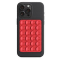 TechSuit Suport Techsuit Phone (SR-PAD), Suction Pad for Selfies, Silicone, Adhesive Mount, Rectangular Shape, Rosu