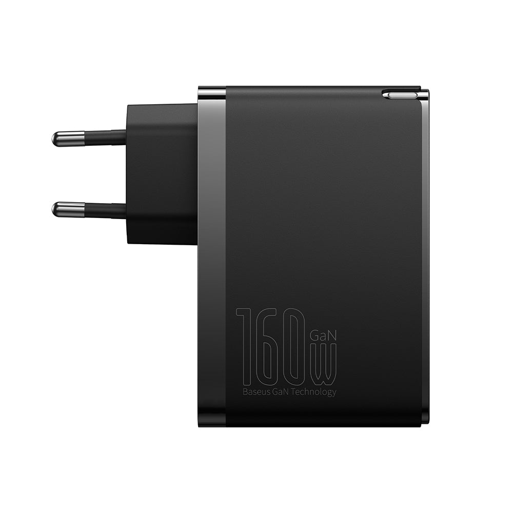 Baseus - Wall Charger GaN5 Pro Digital (P10110825113-00) - Type-C Cable Included, Fast Charger, 2xType-C, USB, 160W, 240