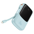 Baseus - Power Bank Qpow Pro (PPQD030003) - Lightning, Type-C, USB, 20000mAh, 20W, with Cable USB-C, Lightning, 3A - Blu