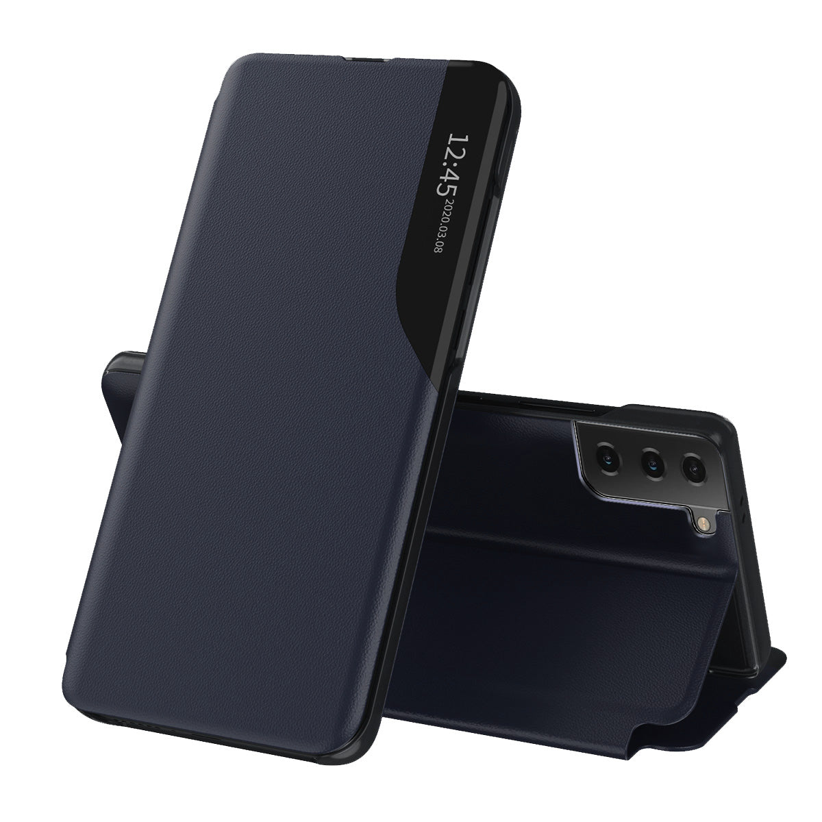 Techsuit - eFold Series - Samsung Galaxy S21 FE 5G - Dark Blue